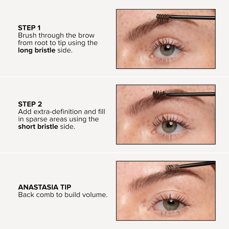 Anastasia Beverly Hills Volumizing Tinted Brow Gel - Lightweight Buildable Volumizing Brow Gel for Natural Tint, Fullness & Definition with Long-Wearing Up to 24-Hour Hold - Caramel