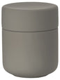 Zone Denmark Ume Taupe Cosmetic Jar - Elegant and Functional Storage Solution for Your Beauty Essentials, Infusing Scandinavian Design into Your Vanity Space - Beige (Taupe)