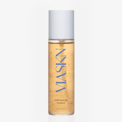 VIASKN Synergy Essence – Korean Snail Mucin Anti-Aging Serum for Wrinkles & Fine Lines – Hydrating, Brightening Face Essence with Cica, Adenosine & Berry Complex