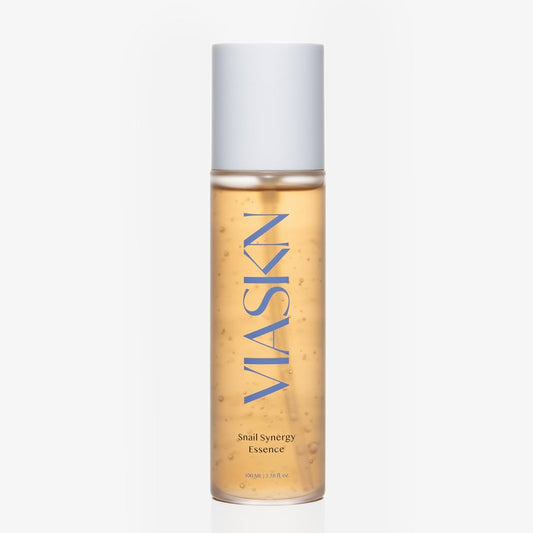 VIASKN Synergy Essence – Korean Snail Mucin Anti-Aging Serum for Wrinkles & Fine Lines – Hydrating, Brightening Face Essence with Cica, Adenosine & Berry Complex