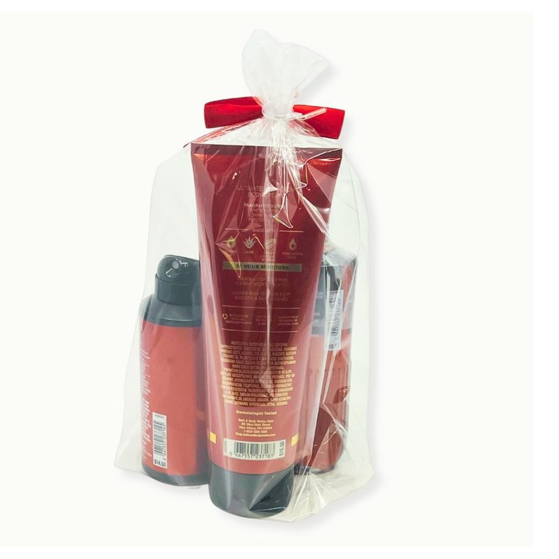 Bath & Body Works Bourbon for Men 3pc Gift Pack - Holiday - Wash, Cream, Spray
