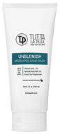 Exfoliating Face Wash Glycolic Acid 2% Salicylic Acid 2% - Medicated Unblemish Cleanser AHA BHA Acne Wash, with calming green tea, oil free, Helps for Acne, Oiliness, Blackheads, Cystic Acne 6.7 Fl Oz