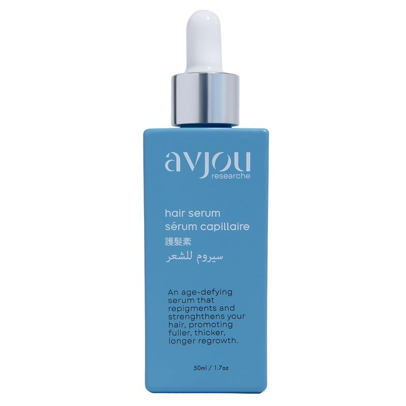 Avjou Researche™ Scalp Serum - Thicker, Fuller Hair | Targets Premature Greying - 1.7 oz