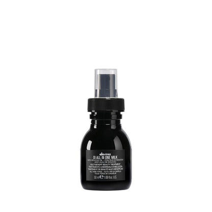 Davines OI All In One Milk, Hair Leave-in Conditioner Multi-Function Spray Treatment - Detangles, Controls Frizz & Heat Protectant - Weightless Antioxidant Roucou Oil Formula, Travel Size, 1.69 Fl Oz