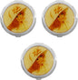 Stephanie Imports Set of 3 Double Sided Magnifying Round Compact Mirrors with Printed Insert (Gatsby Sun Hat)