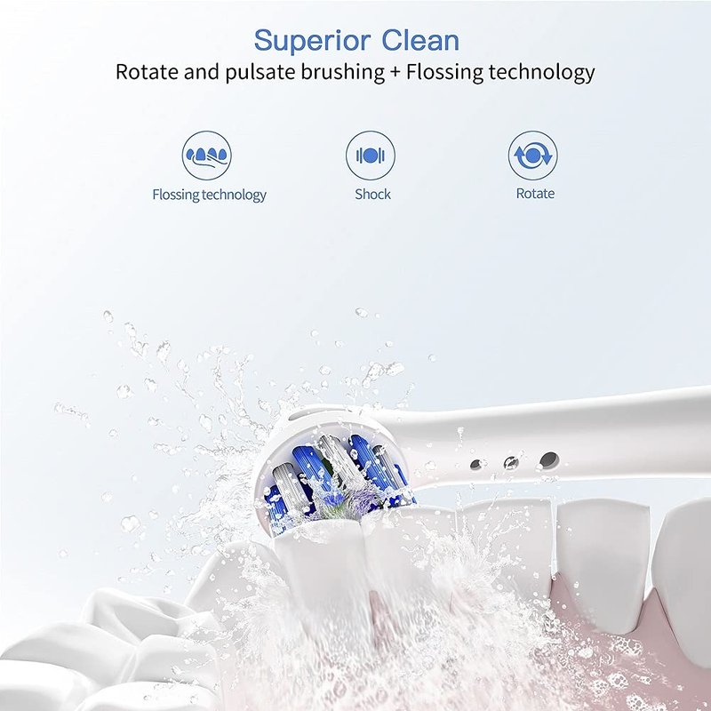 Replacement Toothbrush Heads for Oral B Braun, 16 Pack Electric Toothbrush Heads, Precision Clean Brush Heads Refill Compatible with Oral-B 7000/Pro 1000/9600/5000/3000/8000 (16pack)
