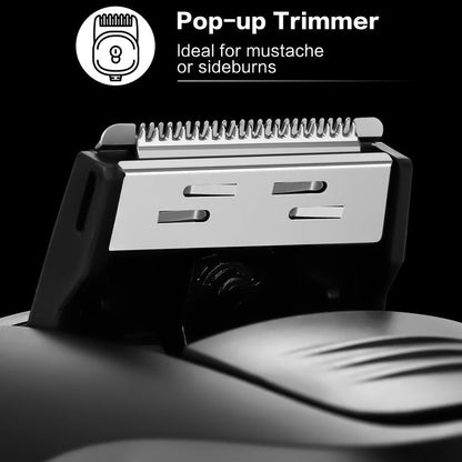 Daureve Electric Razors,2025 New Upgrade Shaver, Model Rechargeable Shaver, USB Razor for Men, Washable Razor(Black)