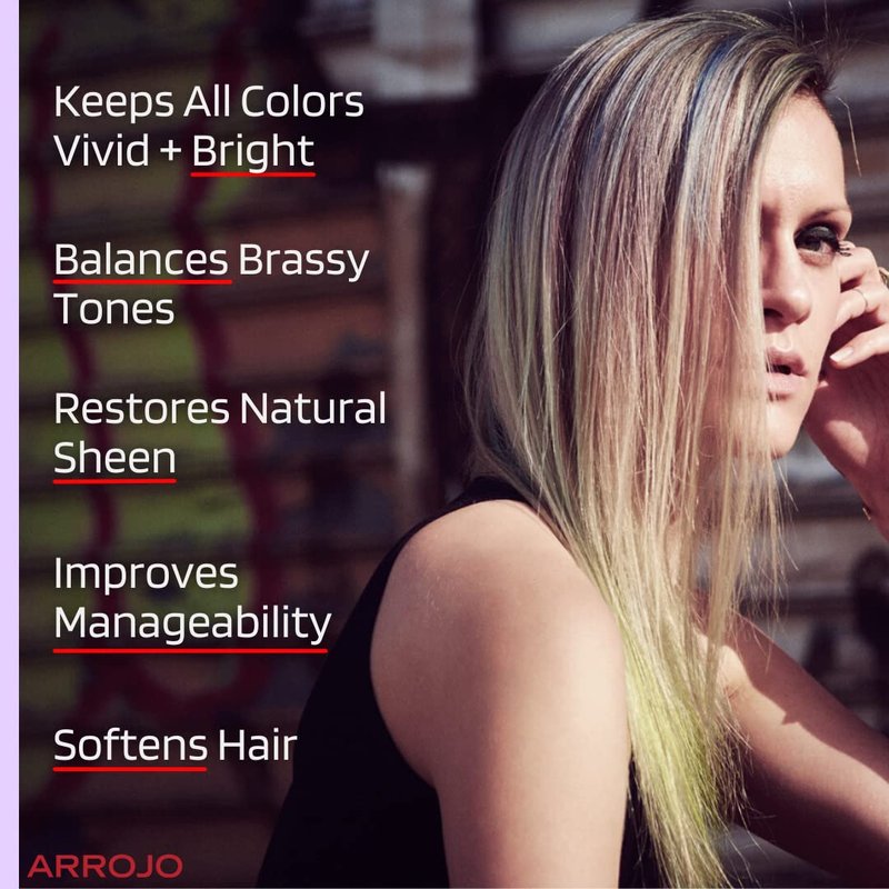 ARROJO Ultra Violet Conditioner, Floral Bouquet, 8.5 Fl Oz
