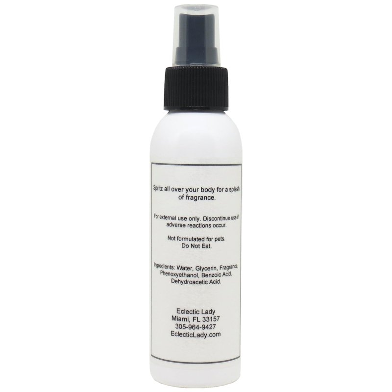 Eclectic Lady Ginger Body Spray, Double Strength, 8 ounces, Body Mist for Women with Clean, Light & Gentle Fragrance, Cologne with Soft, Subtle Aroma For Daily Use