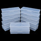 Lokyango Clear Manicure Tool Box, Personal Nail Box Storage Case for Organizing, Plastic Nail Tool Box for Manicure Pedicure Kit (12pcs)