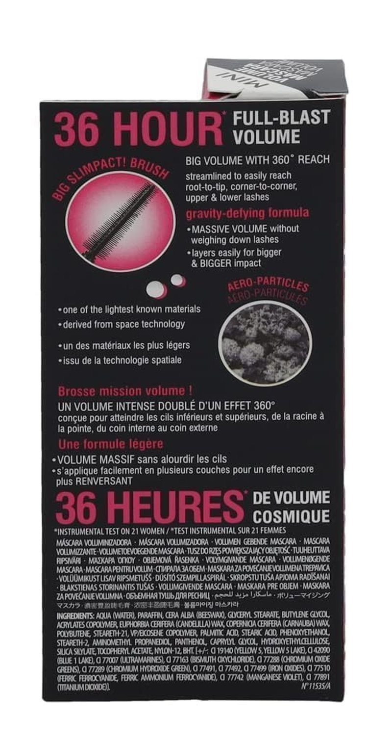 Benefit BADgal Bang Volumizing Mascara Mini Black, 0.14 Ounce (Pack of 2)