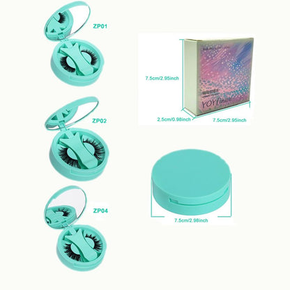 YOYfinee Magnetic Eyelashes with Applicator, Reusable Comfortable Magnetic Eyelashes, No Glue No Eyeliner Needed, Soft Magnets False Eyelashes, Easy to Wear(Z1)