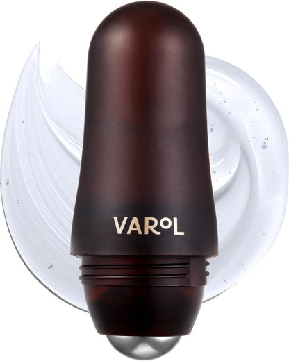 VAROL Ice Roll Serum for Face, Puffy Eyes, Under Eye Bags - Bakuchiol & Collagen for Wrinkles, Anti Aging, Cooling Ice Roller for Puffiness, Redness, Dark Circles - Korean Skin Care, 1.69 Fl Oz