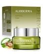 Aloderma Firming Cream for Face and Neck with 62% Organic Aloe Vera - Firming Face Cream with Hyaluronic Acid & Carnosine - Natural Renewing Aloe Face Cream - Instantly Hydrate & Plump Skin, 1.7oz