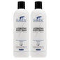 FRAGFRE Sensitive Body Wash 16 oz (2-Pack Gift Set) - Paraben Free Sulfate Free Body Cleanser - Hypoallergenic for Delicate and Flaky Skins - No Added Fragrance - Cucumber for Hydration - Vegan GF/CF