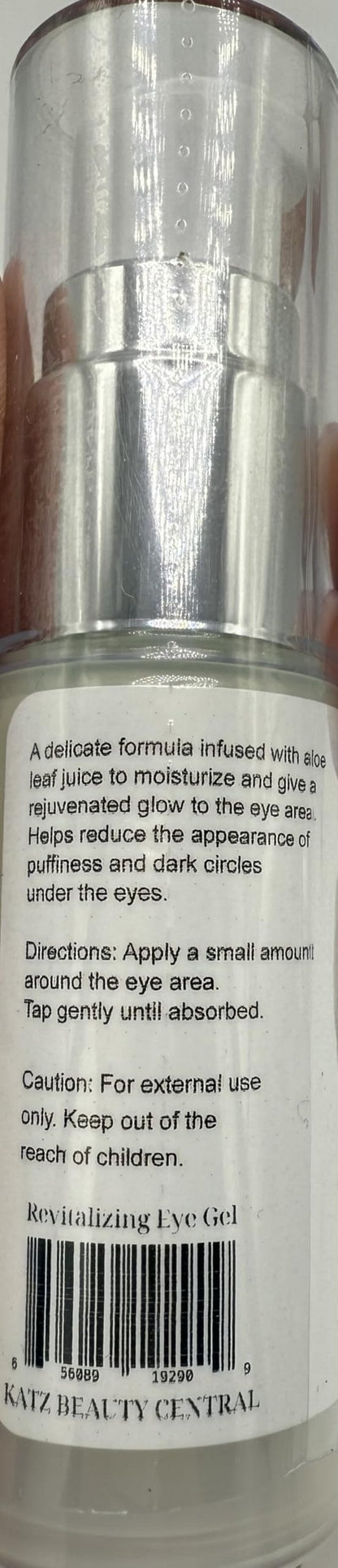 Katz Beauty Revitalizing Eye Gel, 0.5 oz - Hydrating, Brightening & Puffiness-Reducing Eye Cream with Aloe & Cucumber