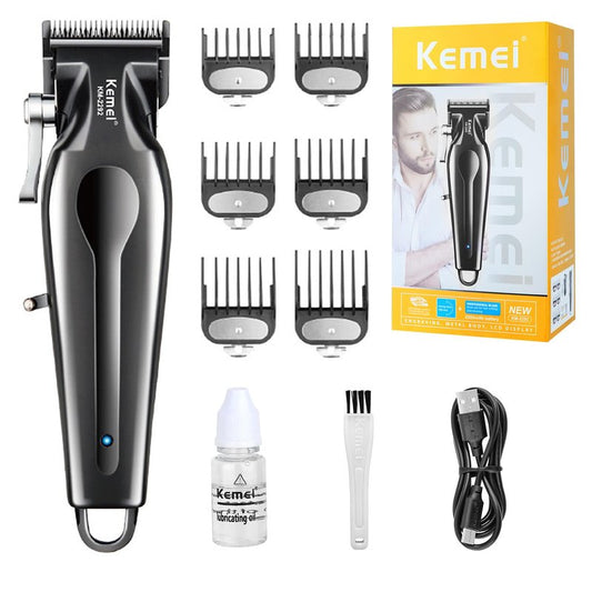 KEMEI Professional Hair Trimmers for Men, Clippers for Hair Cutting, Cordless Rechargeable Hair Clippers, Haircut Clippers, Hair Cutting Tools, LED Display, Gifts for Men 2210