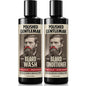 Polished Gentleman Beard Shampoo and Conditioner Set - Refreshing Beard Moisturizer & Mustache Softener - Beard Thickener with Tea Tree & Growth Oil - Paraben-Free & Sulfate-Free - Made by USA (8oz)
