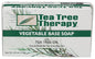 Tea Tree Therapy Pack of 8 x Vegetable Base Soap with Tea Tree Oil - 3.9 oz8