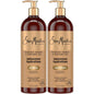 Shea Moisture Shampoo & Conditioner Set – Intensive Hydration Hair Care Formulas with Manuka Honey & Mafura Oil for Extra Dry, Damaged Hair, 24 Oz Ea