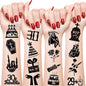 190 PCS Death to My 20s Decorations, Rip My Twenties Temporary Tattoos, Rip to My 20s Birthday Decorations for 30th Birthday Black Funeral Party for Women's and Man's Funny Thirtieth Birthday Party