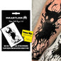 INKARTLINK Temporary Tattoos, Semi Permanent Tattoos, Adult Art Designs, Waterproof Temporary Tattoos, Party Favors, Tattoo Stickers Realistic, No Adhesive, Lasts 1-2 Weeks (The Devil Is Out of Body)