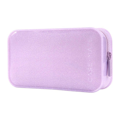 Case-Mate Jelly Makeup Bag - Waterproof Travel Makeup & Toiletry Bag - Cosmetic Make Up Organizer/Case for Women - Small Zipper Pouch for Hair Accessories and Daily Essentials - Stardust Twinkle
