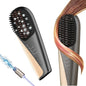 Go Brush Pro Cordless Hair Straightener Brush - Portable Travel-Friendly, 30s Quick Heat, 10000mAh USB-C Rechargeable, 150M Negative Ions (Strai-Grey)
