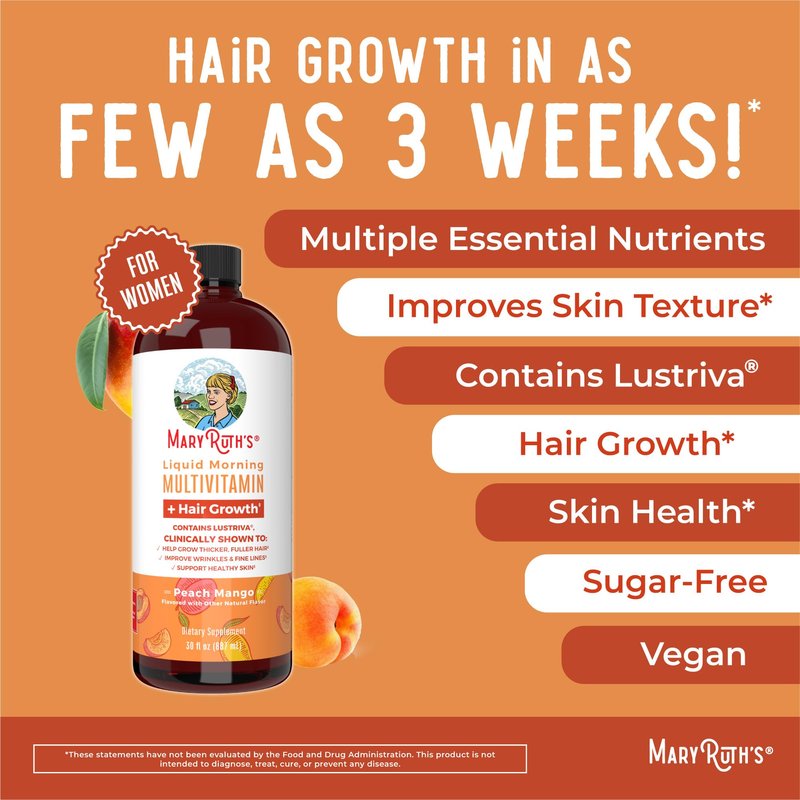 MaryRuth Organics Morning Multivitamin Hair Growth Bundle