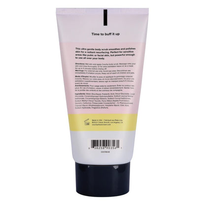 COOCHY Ultra Smoothing Body Scrub | Gentle Exfoliating Body Scrub for Sensitive Skin | Removes Dead Skin Cells, Prevents Ingrowns | Paraben-free, Cruelty-free | Mango Coconut 5 oz/148 mL