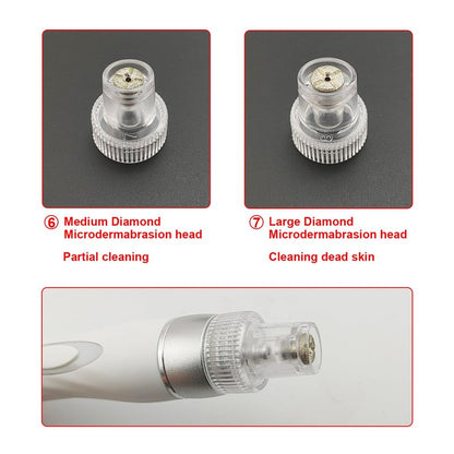Face Care Beauty Machine Spare Parts Dermabrasion Aqua Peel Water Scrub Tips Caps 6 Plastic 2 Diamond Microdermabrasion 1 Spray Replacement Acceossories