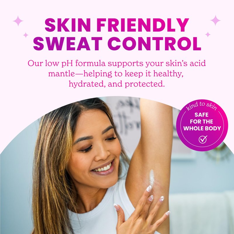 Lume Whole Body Deodorant Plus Sweat Control - Smooth Cream Tube - 72 Hour Odor And Sweat Control - Baking Soda Free, Skin Loving - 3.0 ounce (Pack of 2) (Soft Powder)