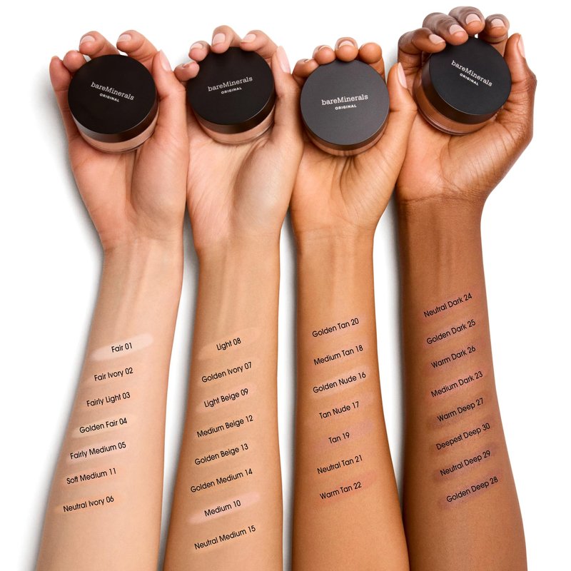 Original Loose Powder Foundation SPF 15, Neutral Dark 24, Vegan, Cruelty-Free & Dermatologist-Tested