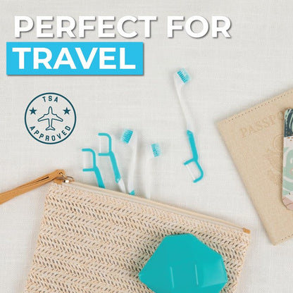 Brushee The Evolution Oral Care Whitening | Prepasted On-The-Go Whitening Toothbrushes | 4-in-1 (Paste + Brush + Floss + Pick) | Individually Wrapped | Disposable | Travel Toothbrushes (36-Pack)