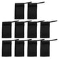 Healifty Bubble Mesh Soap Pouch 10Pcs Black Net Bags 7.87X4.72 Inch for Face Cleansing Foaming and Exfoliating with Natural Soap Saver Nets