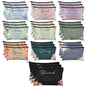 Jetec 30 Pcs Christian Gift for Women Bulk Religious Cosmetic Bags Christmas Inspirational Bible Verse Pencil Pouch Makeup Bags with Zipper for Travel Women Mother Church Favors(Brave,Morandi Style)