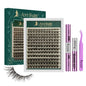AnyFairy Lash Clusters Kit 8-18mm DIY Lash Extension Kit Wispy Lash Clusters Individual Lashes Kit with Lash Bond and Seal, Lash Tweezers for Self Use,Beginner-Friendly(sylph） (sylph 709)