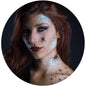 Tattoocrew 2 x Pretty Little Killers Face Halloween Temporary Tattoo, Spider Costume, Witch, Web, Horror